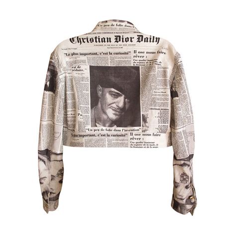 dior newspaper blazer|christian dior blazer.